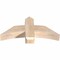 Ekena Millwork Bellingham Smooth Timber Gable Bracket, Douglas Fir, 36"W x 16"H x 5 1/2"D x 5 1/2"F, 11/12 Pitch GBW036X16X0606BEL00SDF - alternate 2